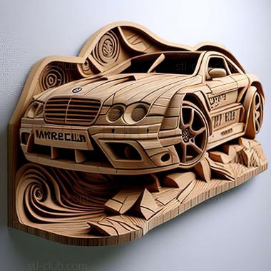 3D model Mercedes Benz CLK DTM AMG (STL)
